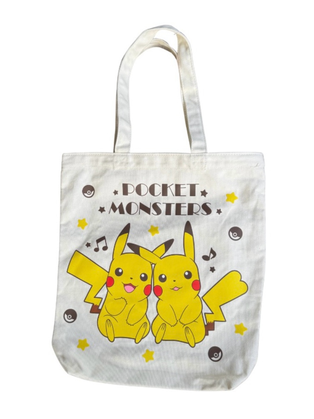 Pocket Monsters Pokemon Pikachu Canvas Tote Bag